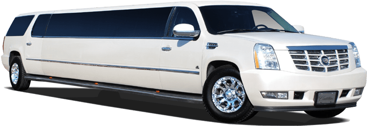Cadillac Escalade limousine white