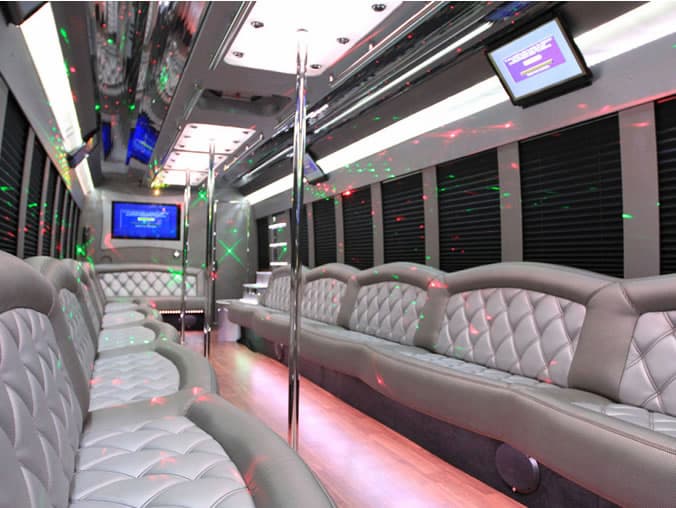 Sonoma Limo Party bus interior image picture